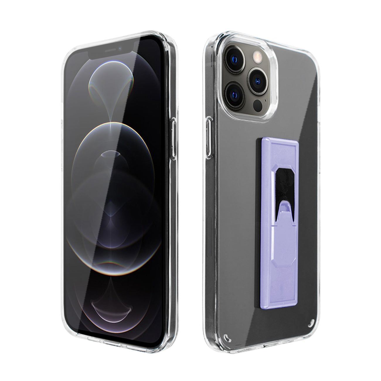 IPHONE 12 Compatible TPU Bumper Shockproof Case With Embedded Coil APPLE IPHONE 12/IPHONE 12 PRO In Purple - Shockproof Protection by