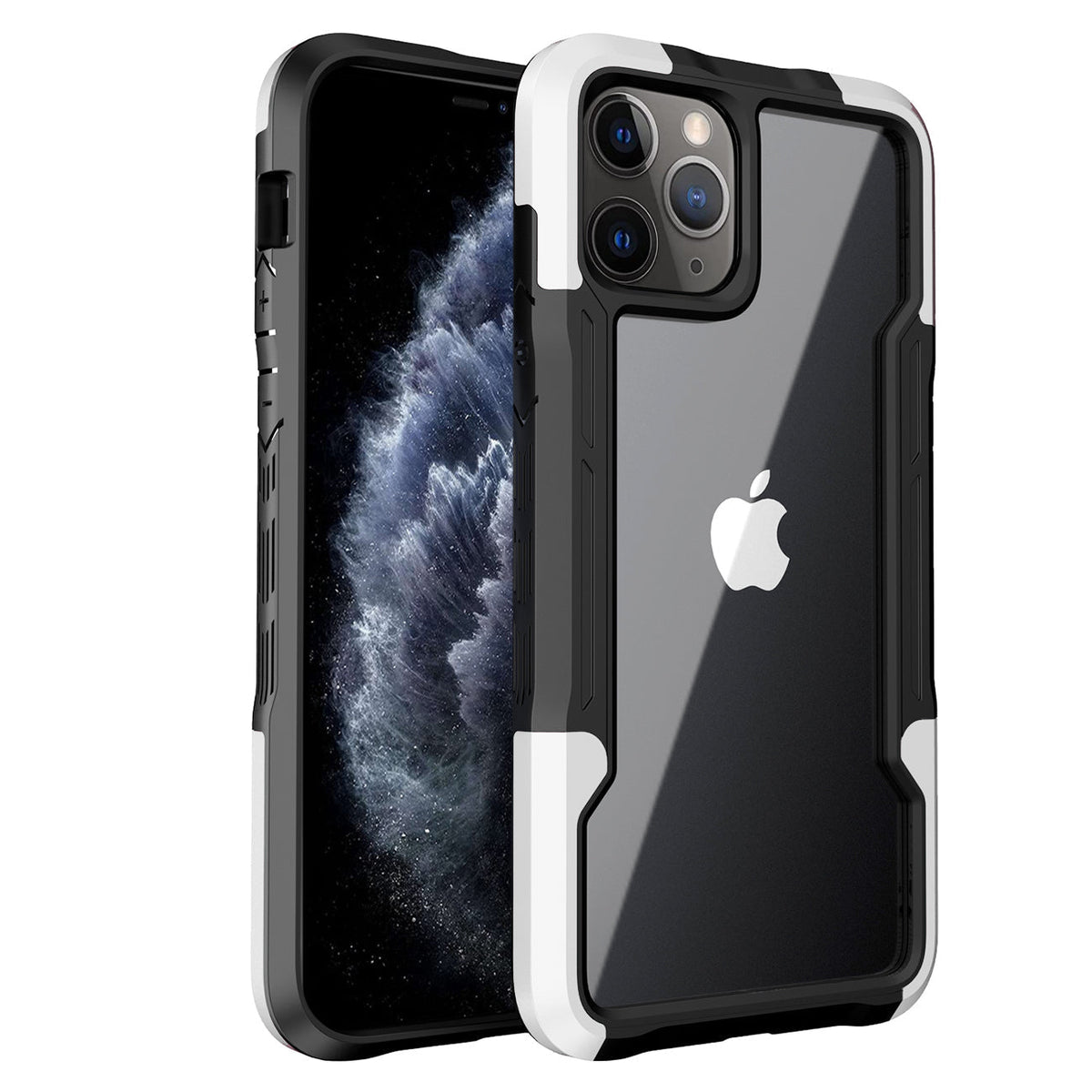 iPhone 11 Pro Compatible Shockproof Excellent Grip with Silky Feeling for Apple iPhone 11 Pro Max In White - Premium Protection by