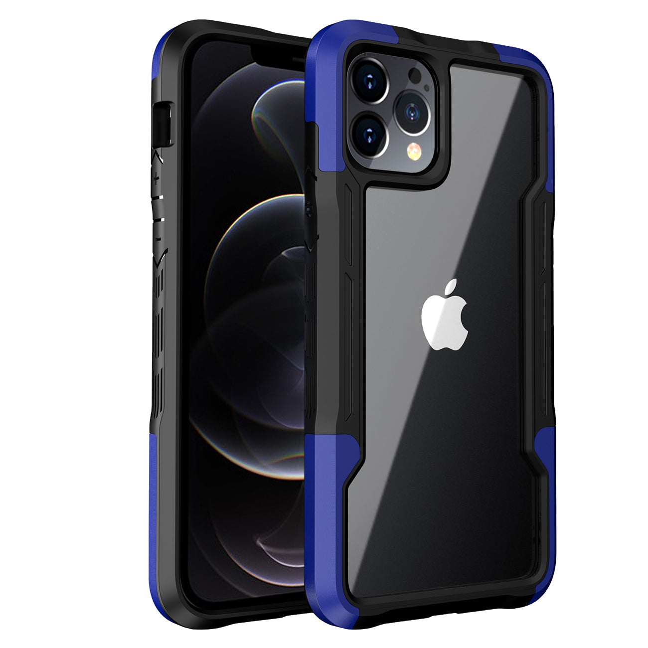 iPhone 12 Compatible Shockproof Excellent Grip with Silky Feeling for Apple iPhone 12/Iphone 12 Pro In Blue - Durable Protection by