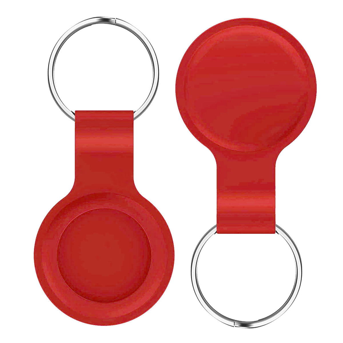 Silicone Protective Case for Apple AirTag In Red - Durable & Reliable