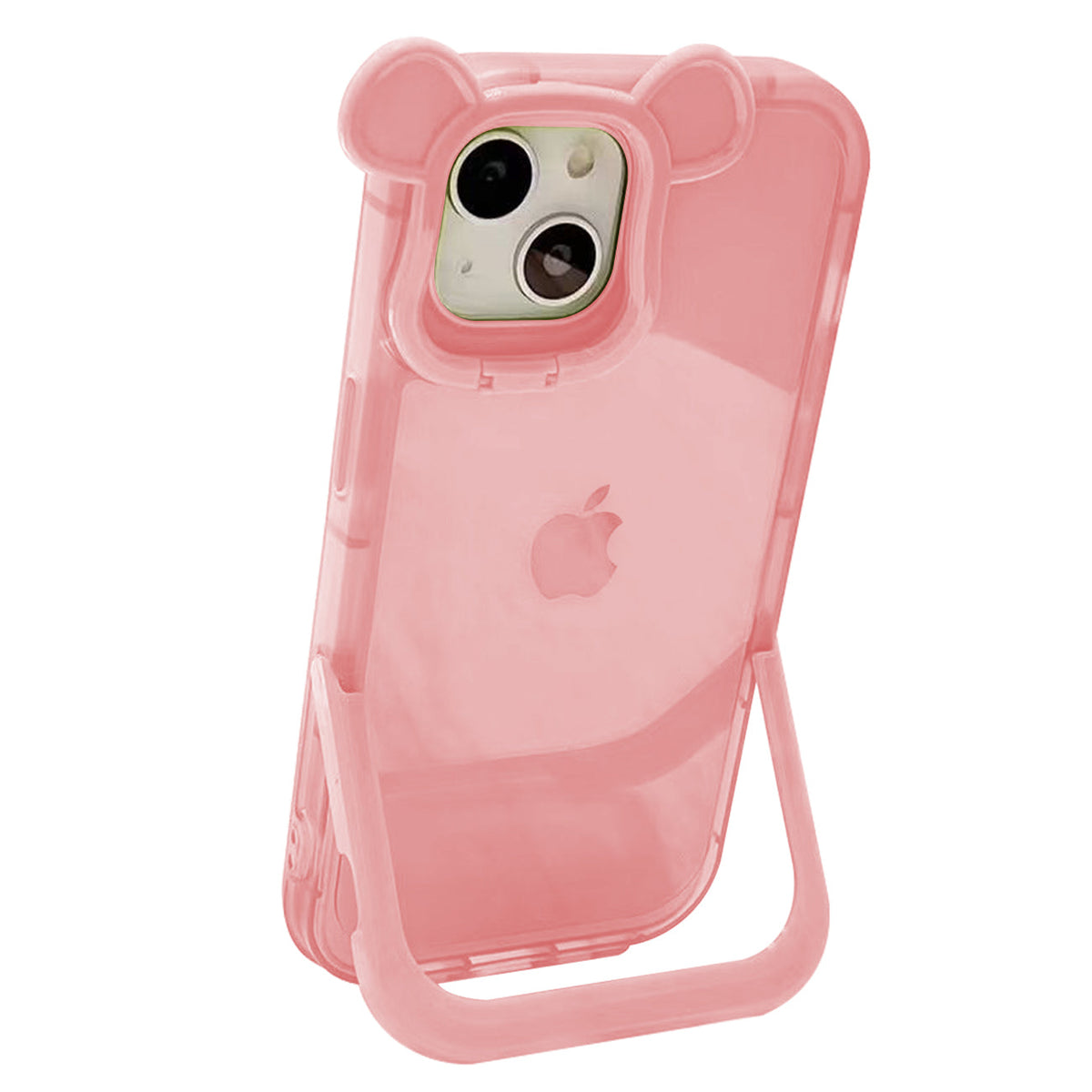 iPhone 14 Pro Compatible Fashion Design Fully Cover Frame Lens Protector Bracket Shockproof Phone Case For iPhone 14 Pro - Crystal Clear Protection by