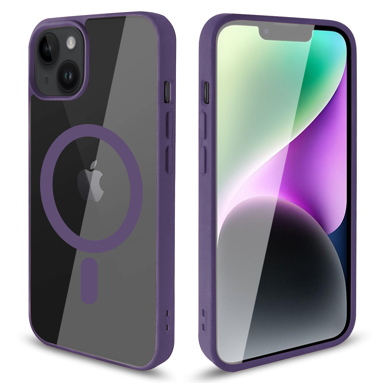 iPhone 14 Plus Compatible Transparent Back Cover Phone Shell fashion design magnetic 2 in 1 mobile phone case for iPhone 14 Plus - Premium Protection by