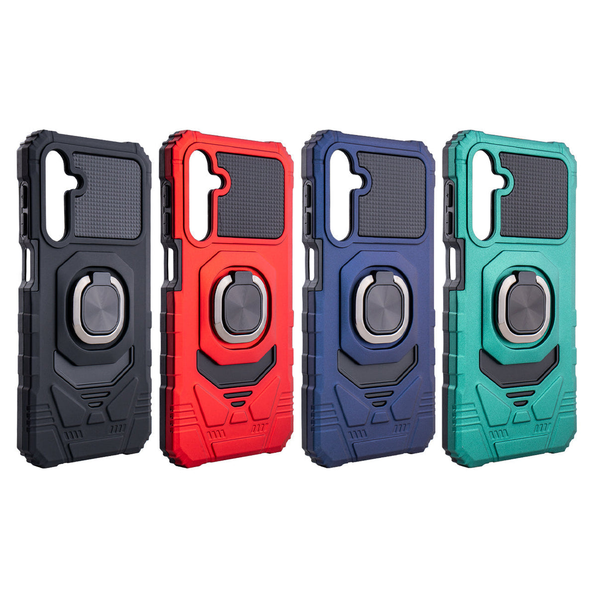 Kickstand Ring Holder TPU Shockproof Case for Motorola Moto G Power 5G (2024) in BLACK - Crystal Clear & Reliable