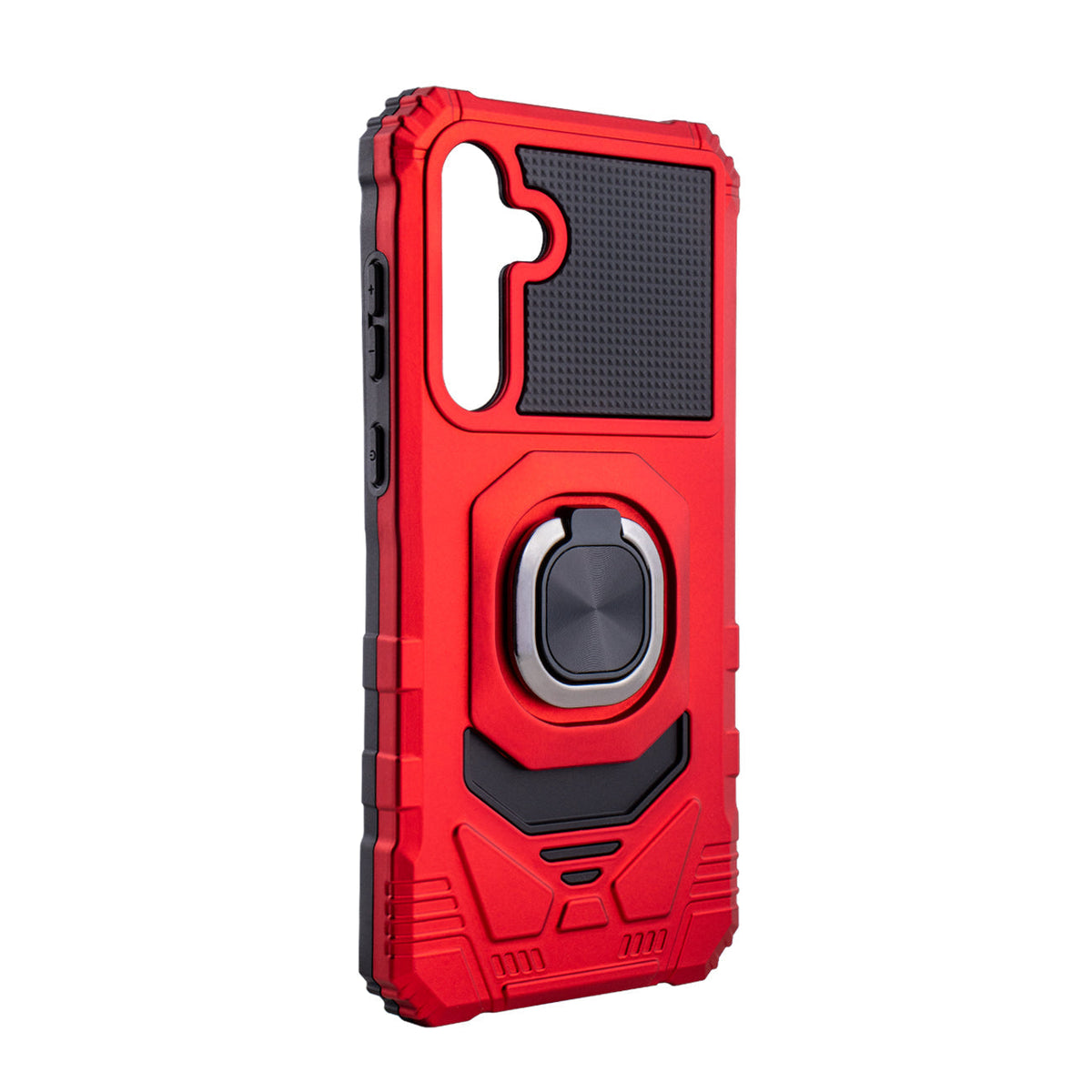 Kickstand Ring Holder TPU Shockproof Case for Samsung Galaxy A36 in RED - Premium & Reliable