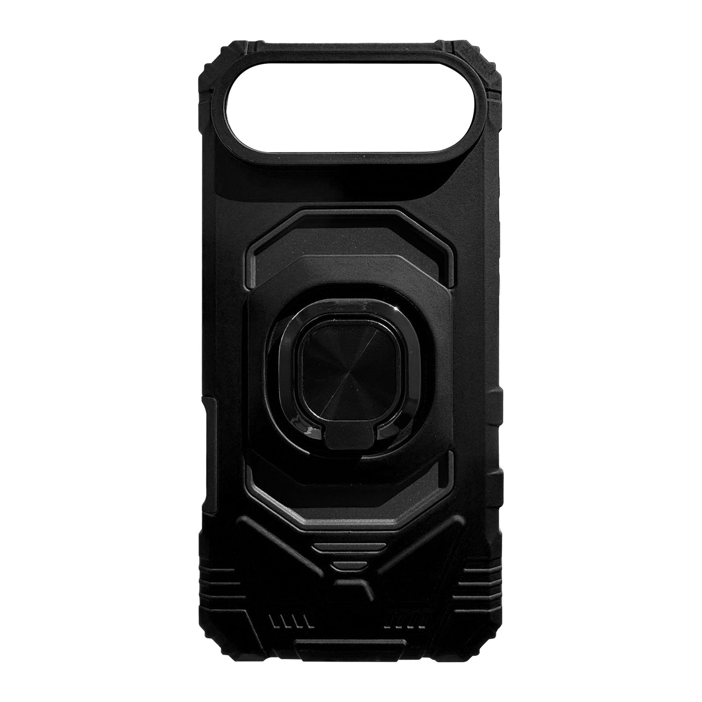 iPhone 17 Compatible Kickstand Ring Holder TPU Shockproof Case for iPhone 17 AIR in Black - Durable Protection by
