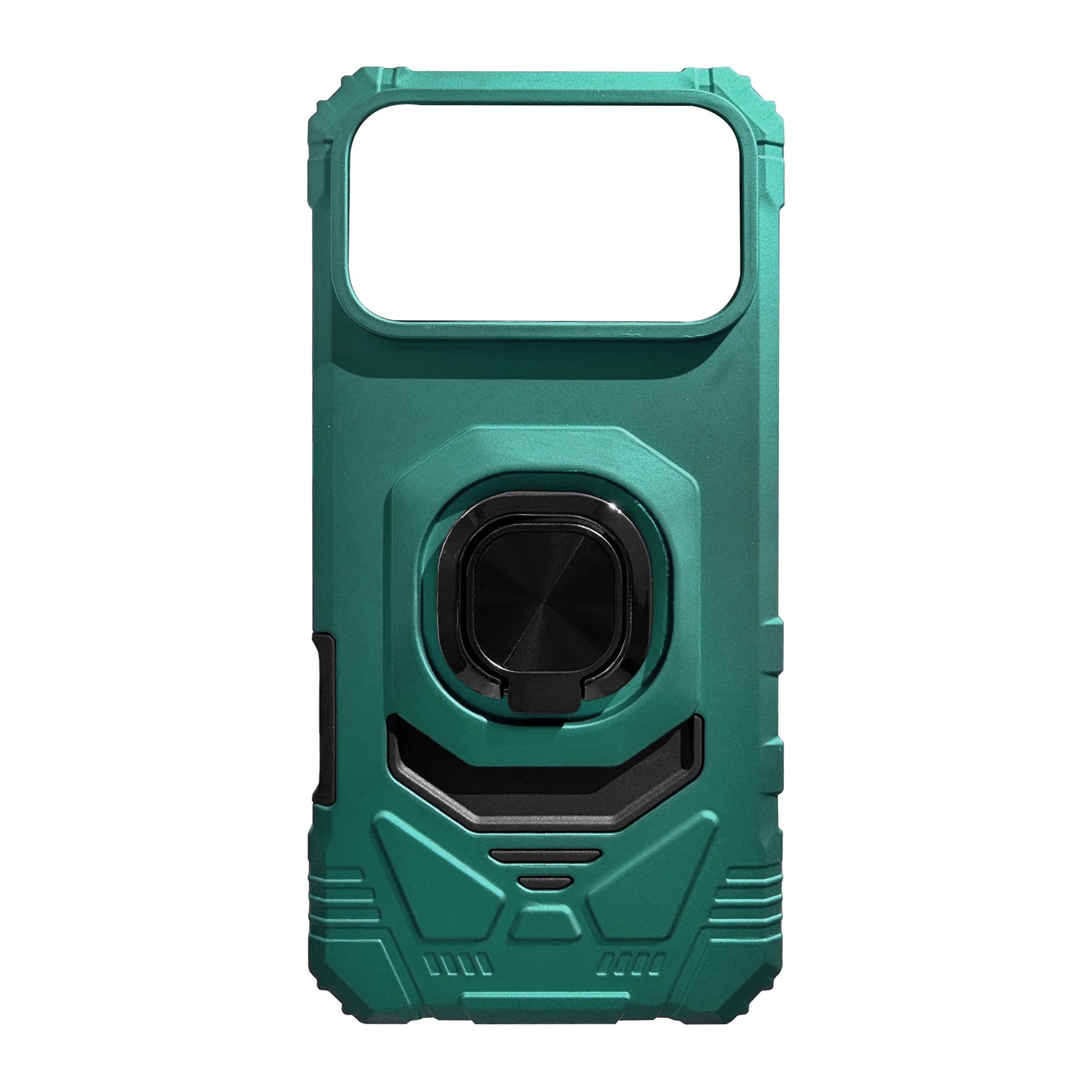 IPHONE 17 PRO Compatible Kickstand Ring Holder TPU Shockproof Case for IPHONE 17 PRO in Green - Shockproof Protection by