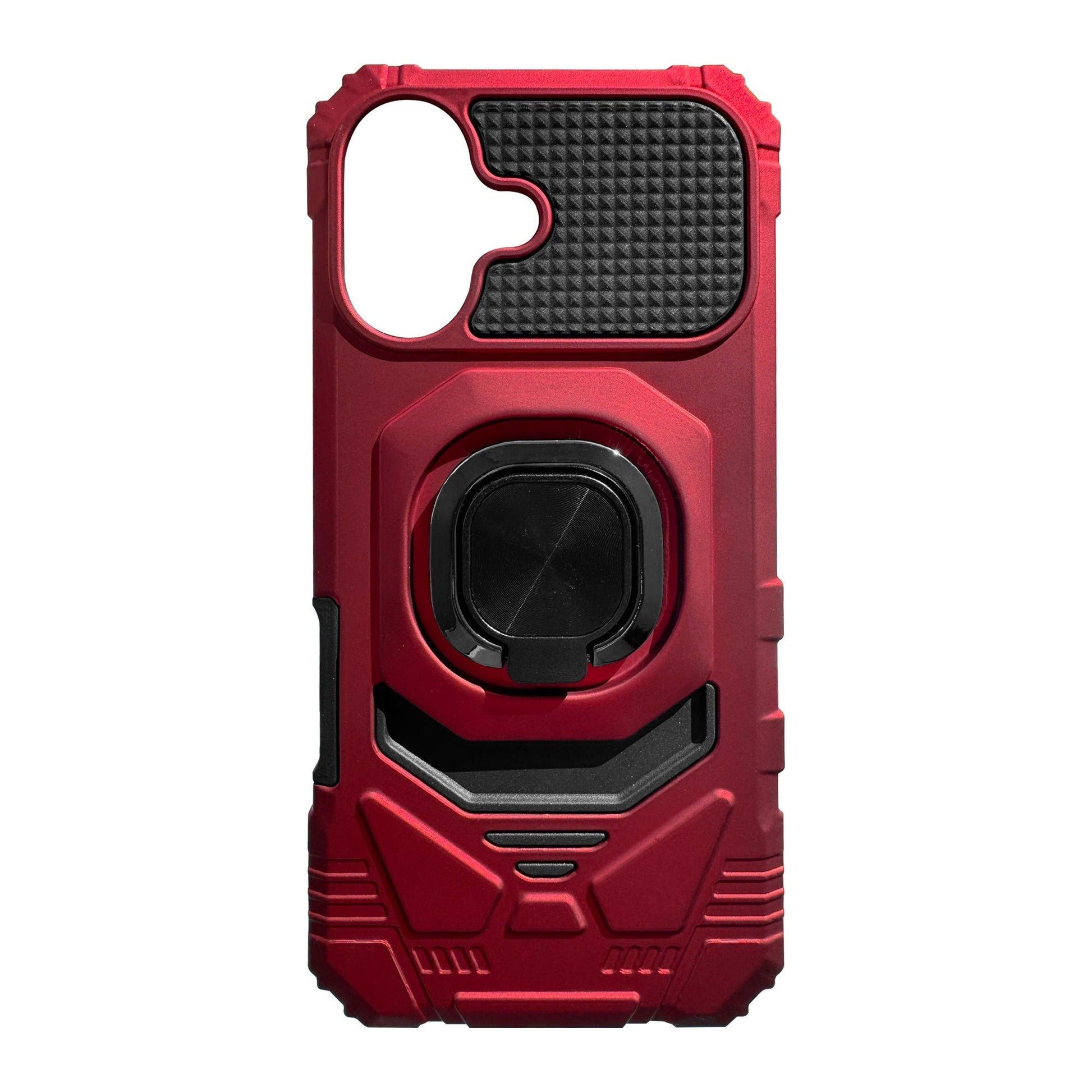 iPhone 17 Compatible Kickstand Ring Holder TPU Shockproof Case for iPhone 17 in Red - Premium Protection by