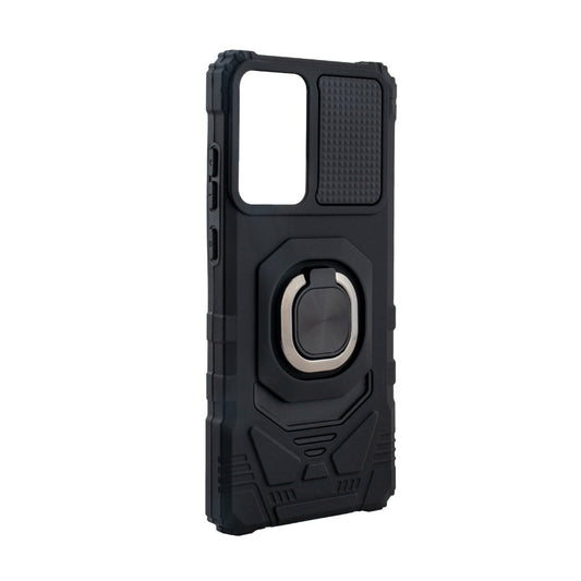 Kickstand Ring Holder TPU Shockproof Case for Motorola Moto G Stylus 5G (2024) in BK - Premium & Reliable