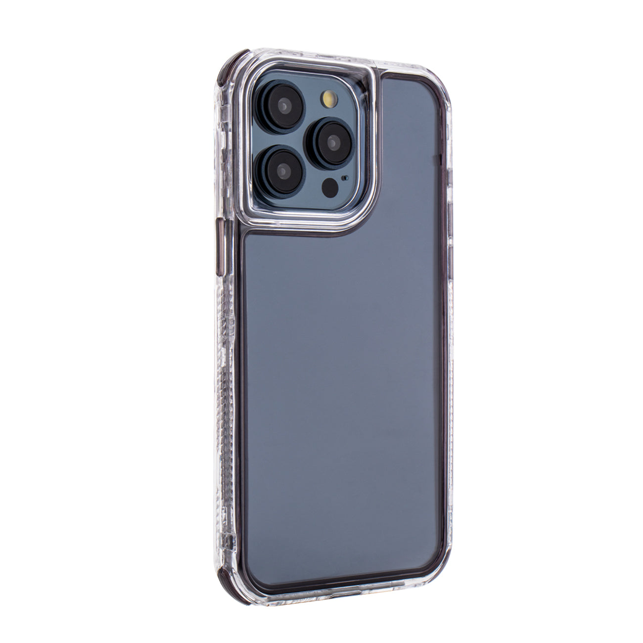 iPhone 15 pro Compatible Heavy Duty Shockproof Protection 3-in-1 Hybrid Protective Case For iPhone 15 pro max In Black - Shockproof Protection by