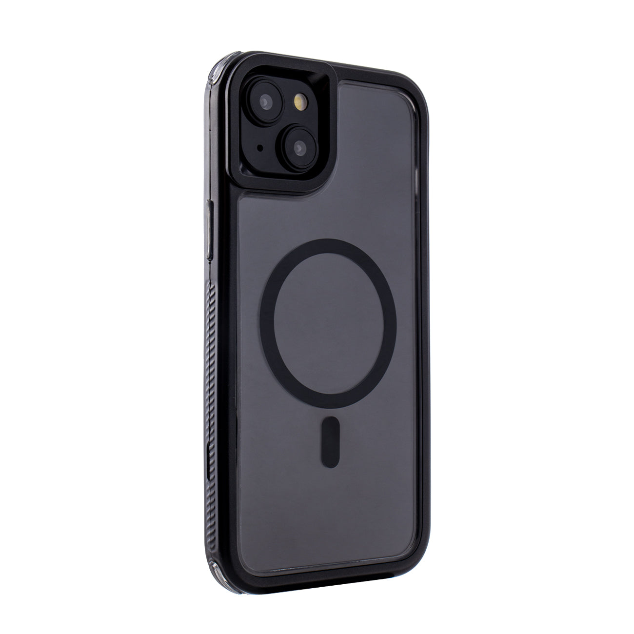 iPhone 15 Plus Compatible Heavy Duty 3-in-1 Hybrid Shockproof Anti-Fall Protective Magnetic Case for iPhone 15 Plus in Black - Shockproof Protection by