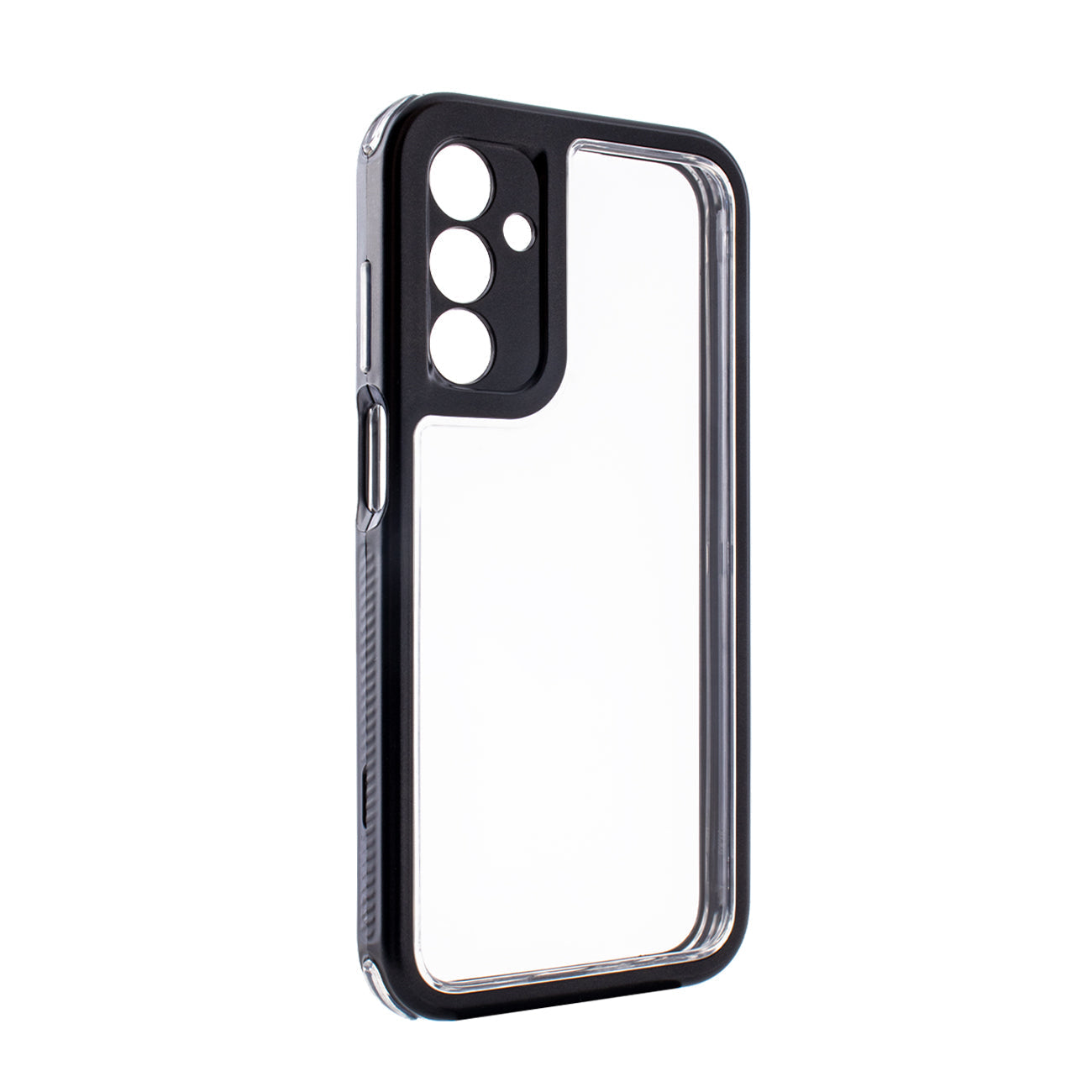 Heavy Duty Transparent Shockproof Protection 3-in-1 Hybrid Protective Case For GALAXY A15 5G In Black - Premium & Reliable