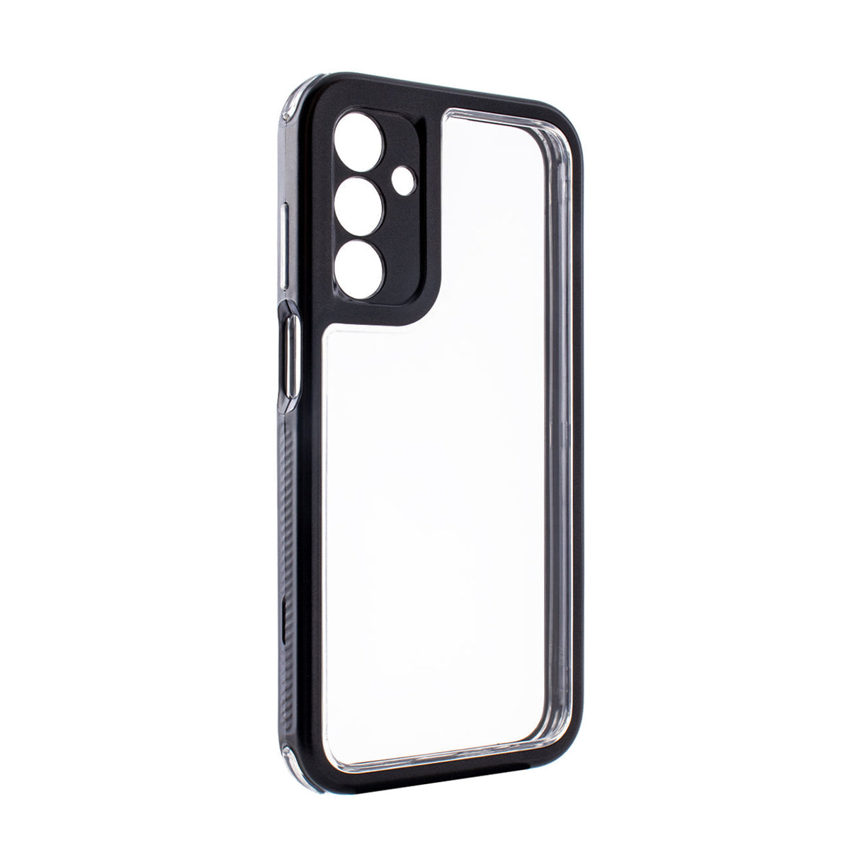 Heavy Duty Transparent Shockproof Protection 3-in-1 Hybrid Protective Case For GALAXY A15 5G In Black - Premium & Reliable