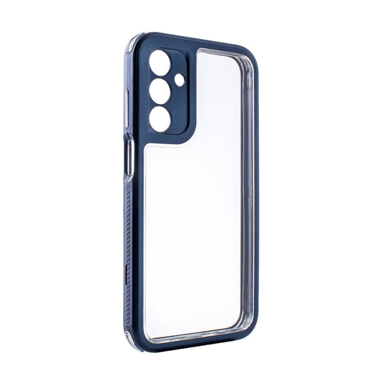 Heavy Duty Transparent Shockproof Protection 3-in-1 Hybrid Protective Case For GALAXY A15 5G In Blue - Shockproof & Reliable