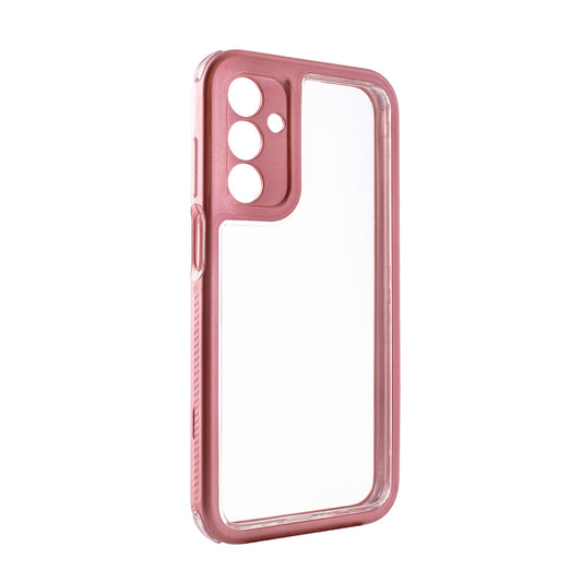 Heavy Duty Transparent Shockproof Protection 3-in-1 Hybrid Protective Case For GALAXY A15 5G In Pink - Shockproof & Reliable