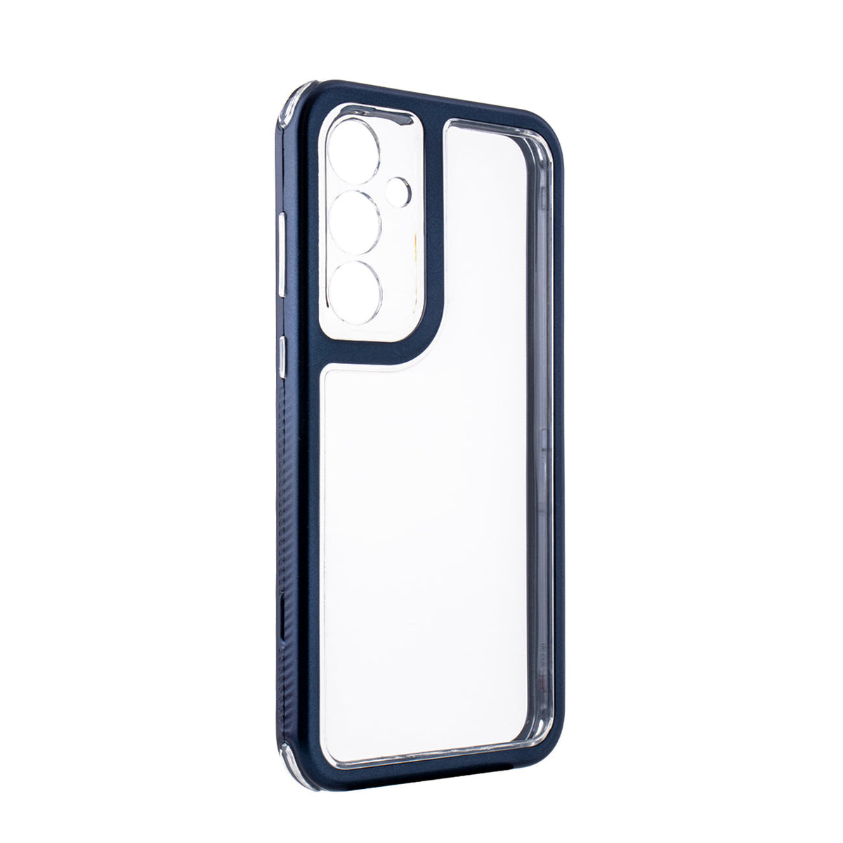 Heavy Duty Transparent Shockproof Protection 3-in-1 Hybrid Protective Case For GALAXY A35 5G In Blue - Crystal Clear & Reliable
