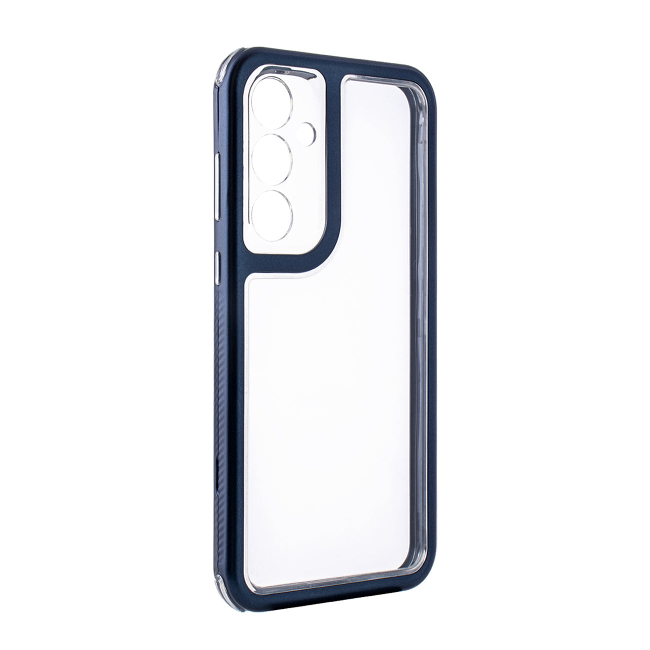 Heavy Duty Transparent Shockproof Protection 3-in-1 Hybrid Protective Case For GALAXY A55 5G In Blue - Heavy Duty & Reliable
