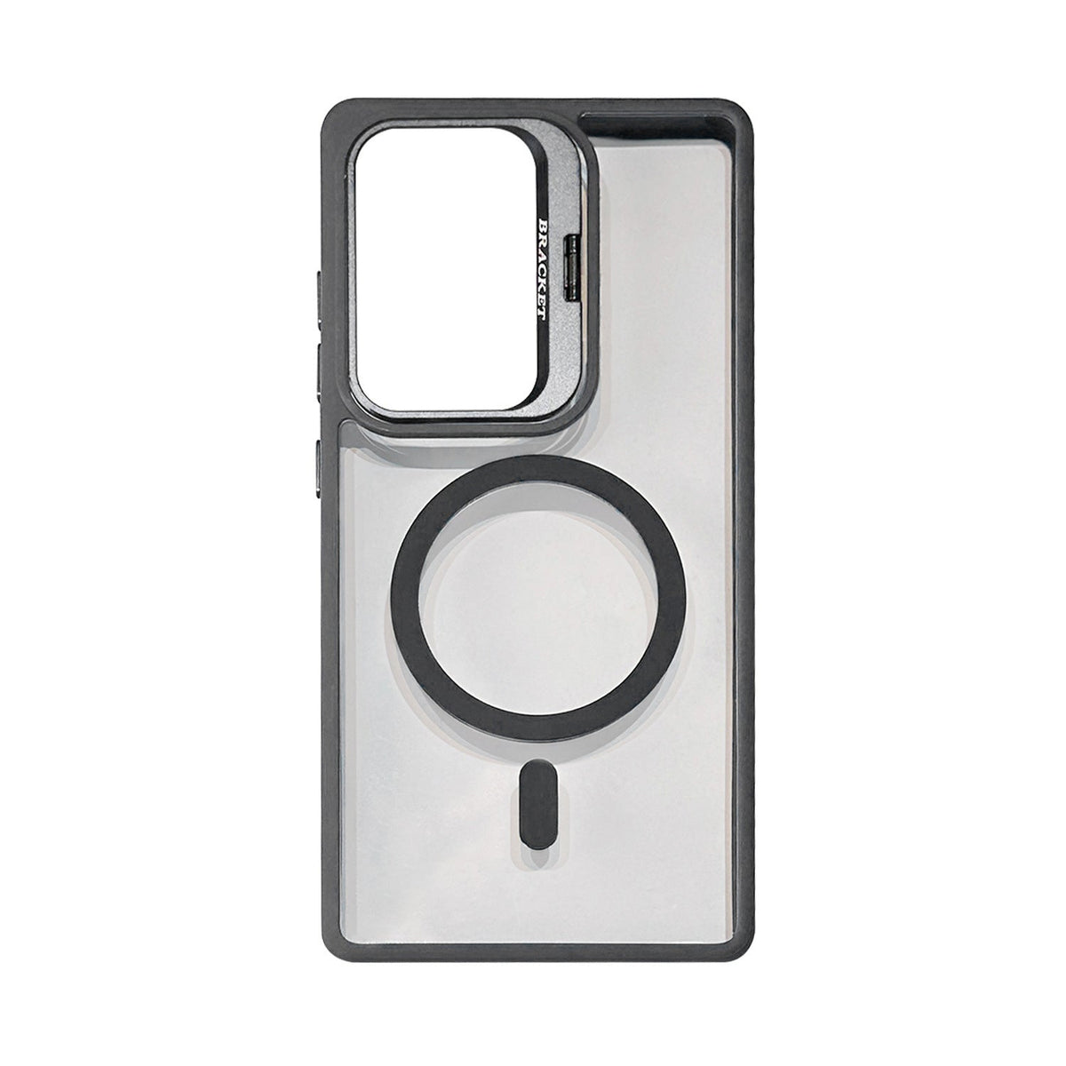 Magnetic Phone Case with Built-in Invisible Kickstand Compatible with Samsung Galaxy S25 ULTRA (PC70-SAMS25UGY) - Crystal Clear & Reliable