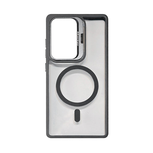 Magnetic Phone Case? with Built-in Invisible Kickstand Compatible with Samsung Galaxy S25 PLUS（PC70-SAMS25PGY) - Heavy Duty & Reliable