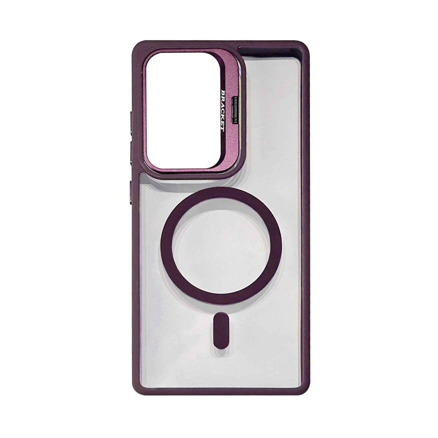 Magnetic Phone Case with Built-in Invisible Kickstand Compatible with Samsung Galaxy S25 （PC70-SAMS25RD) - Durable & Reliable