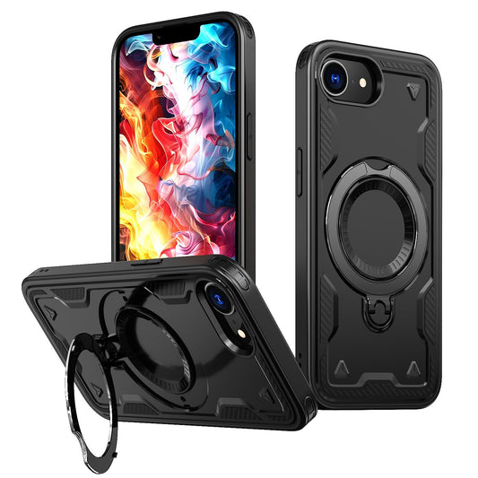 iPhone 16 Compatible 360¡ã Rotating Magnetic Versatile Stand Gray Compatible with iPhone 16E - Premium Protection by