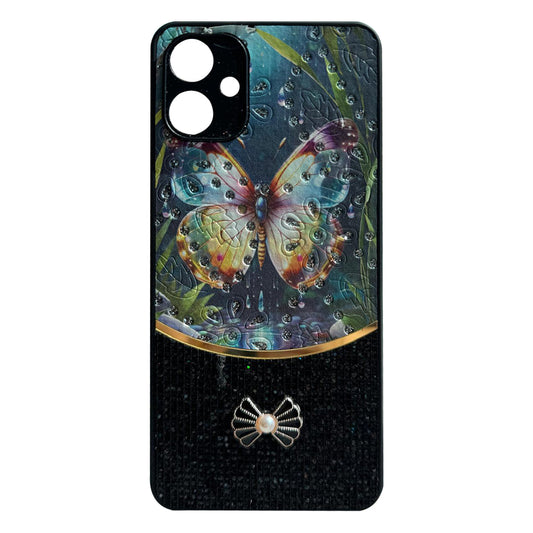 Sparkle Glitter Bling Phone Case in Black With Colorful Cover For Galaxy A06 - Durable & Reliable