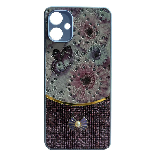 Sparkle Glitter Bling Phone Case in Purple With Colorful Cover For Galaxy A06 - Shockproof & Reliable