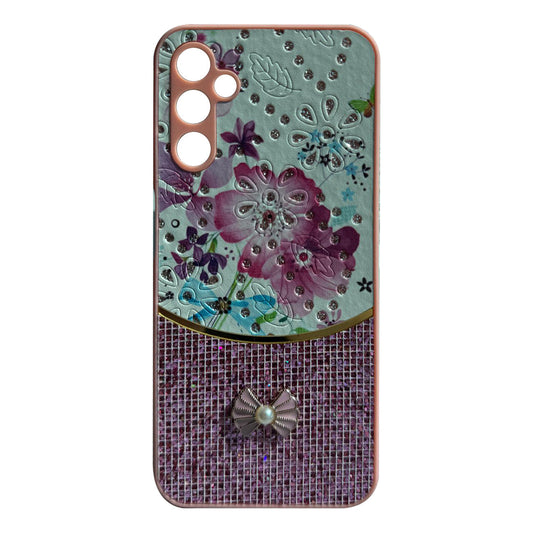 Sparkle Glitter Bling Phone Case in Pink With Colorful Cover For Galaxy A35 - Durable & Reliable