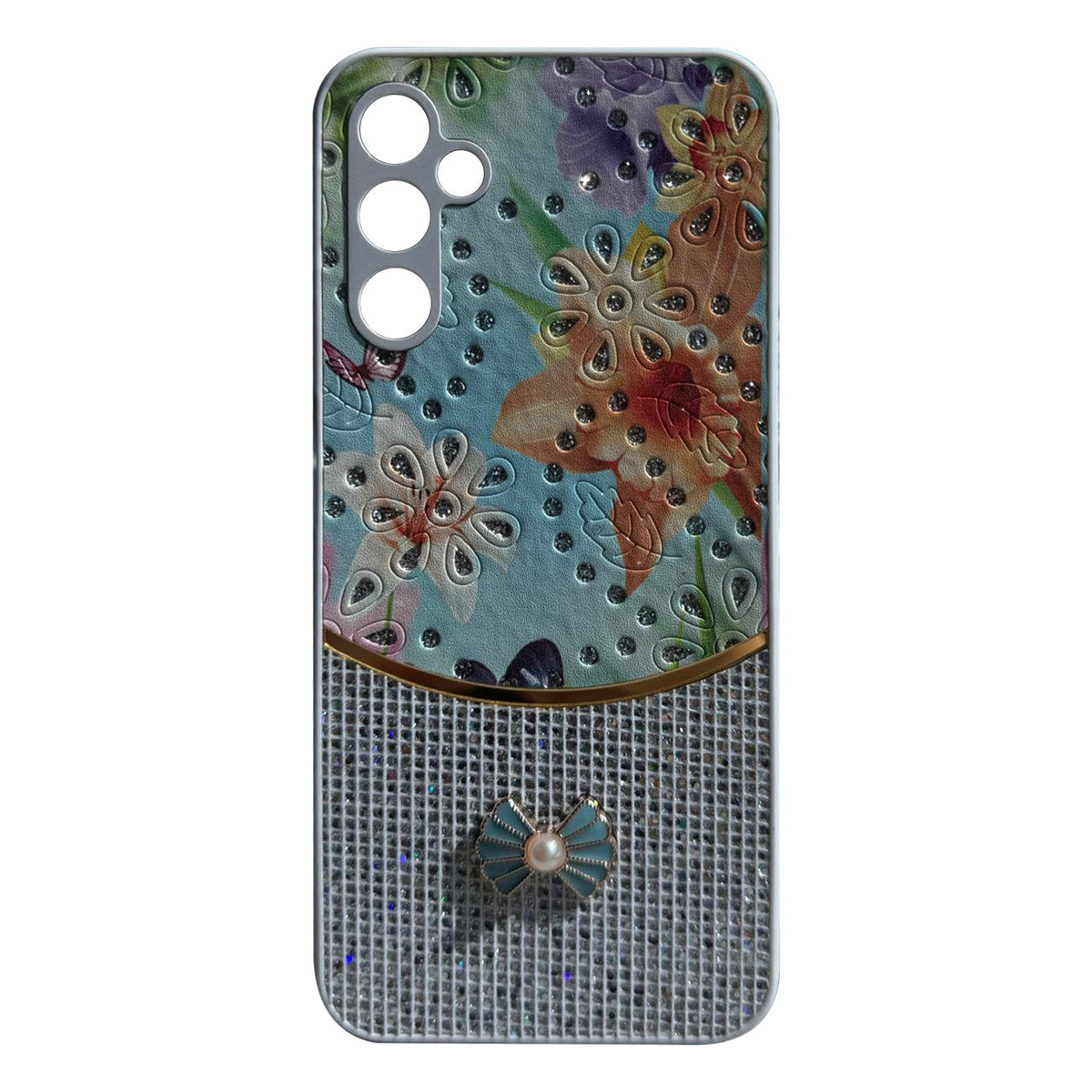 Sparkle Glitter Bling Phone Case in Pink With Colorful Cover For Galaxy S25 - Durable & Reliable