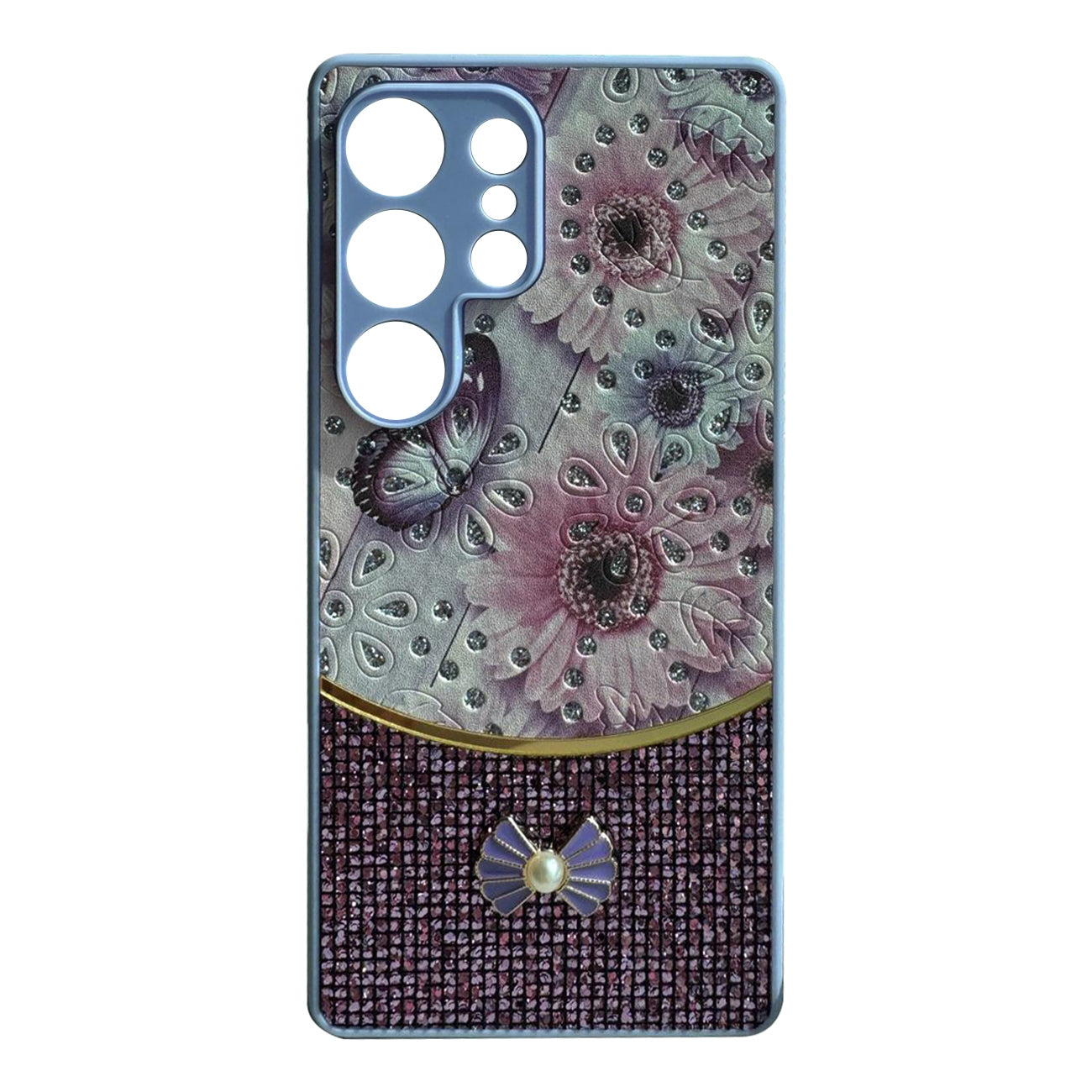 Sparkle Glitter Bling Phone Case in Purple With Colorful Cover For Galaxy S25 Ultra - Premium & Reliable