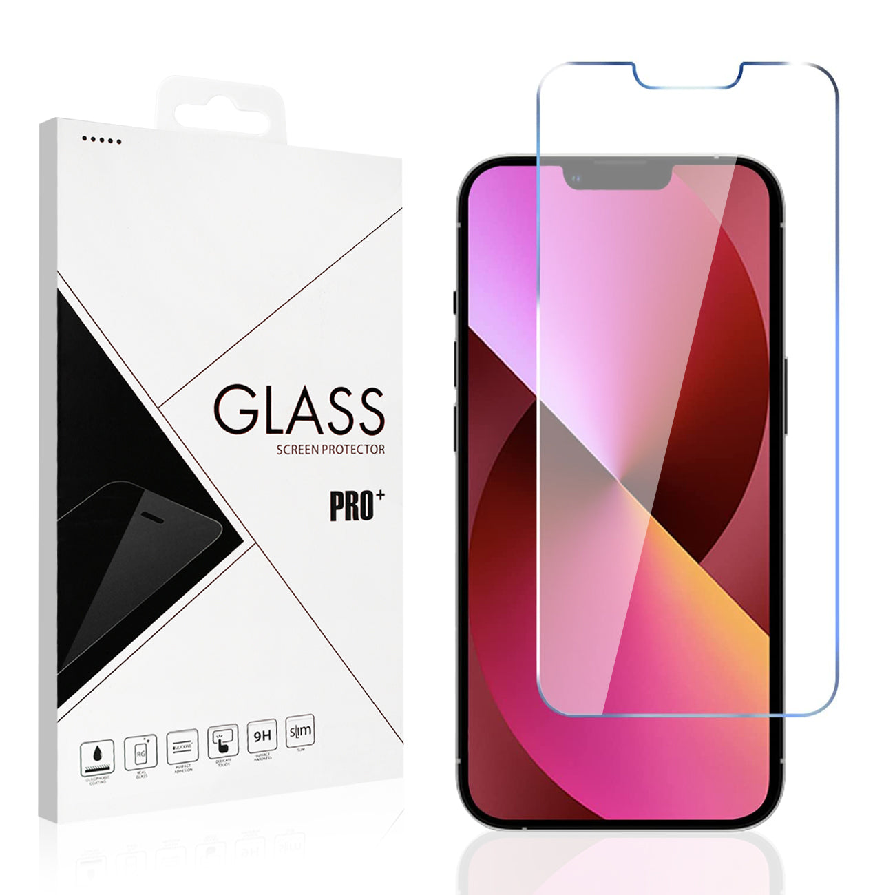 IPHONE 13 MINI Compatible APPLE IPHONE 13 MINI 5.4 INCH 2.5D Super Durable Glass - Premium Protection by