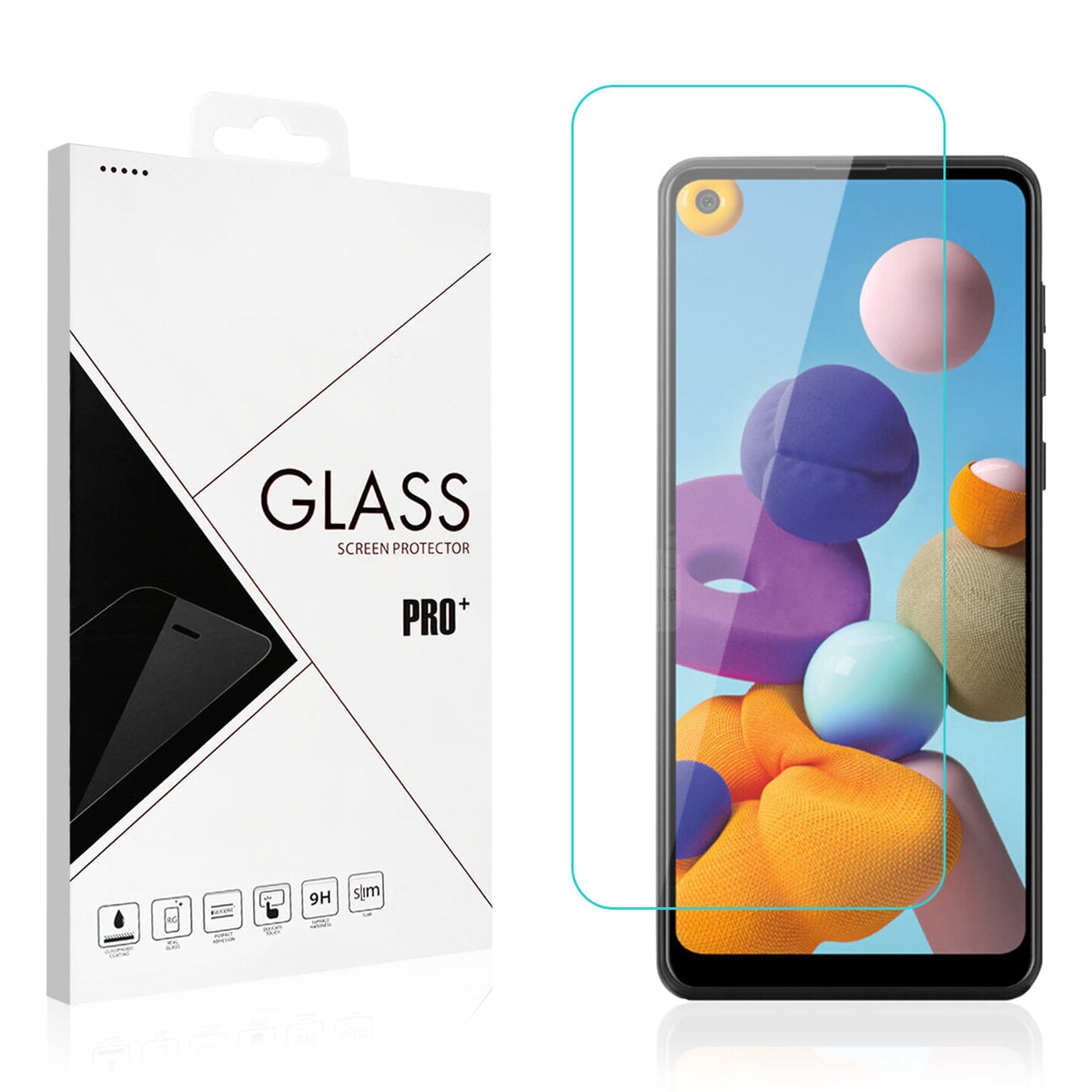 SAMSUNG GALAXY A21 2.5D Super Durable Glass - Heavy Duty & Reliable