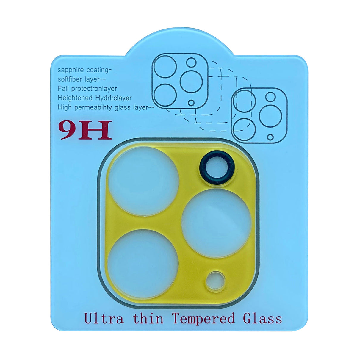 iPhone 11 Pro Compatible Camera Protector for iPhone 11 Pro In Gold - Shockproof Protection by