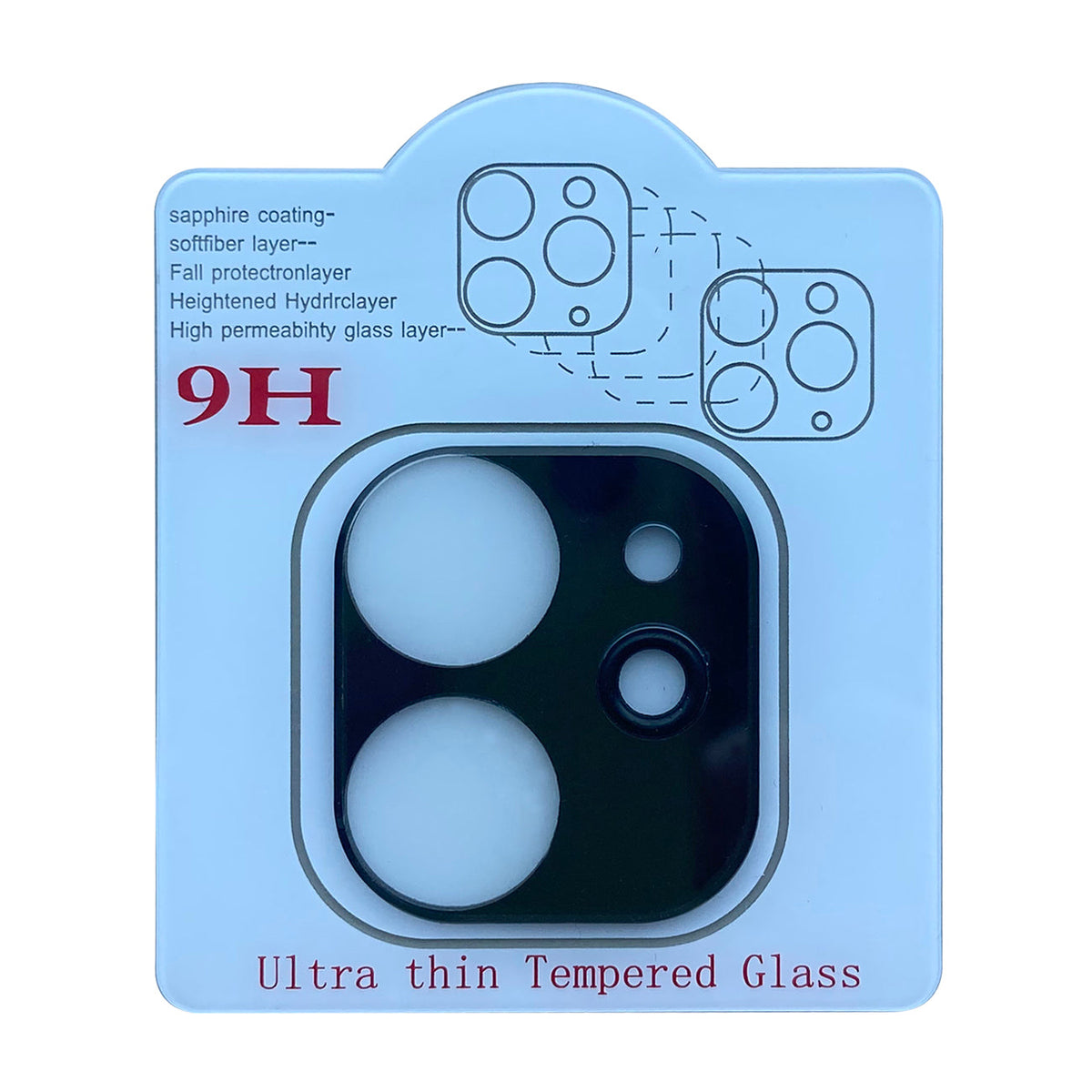 iPhone 11 Compatible Camera Protector for iPhone 11 In Black - Premium Protection by