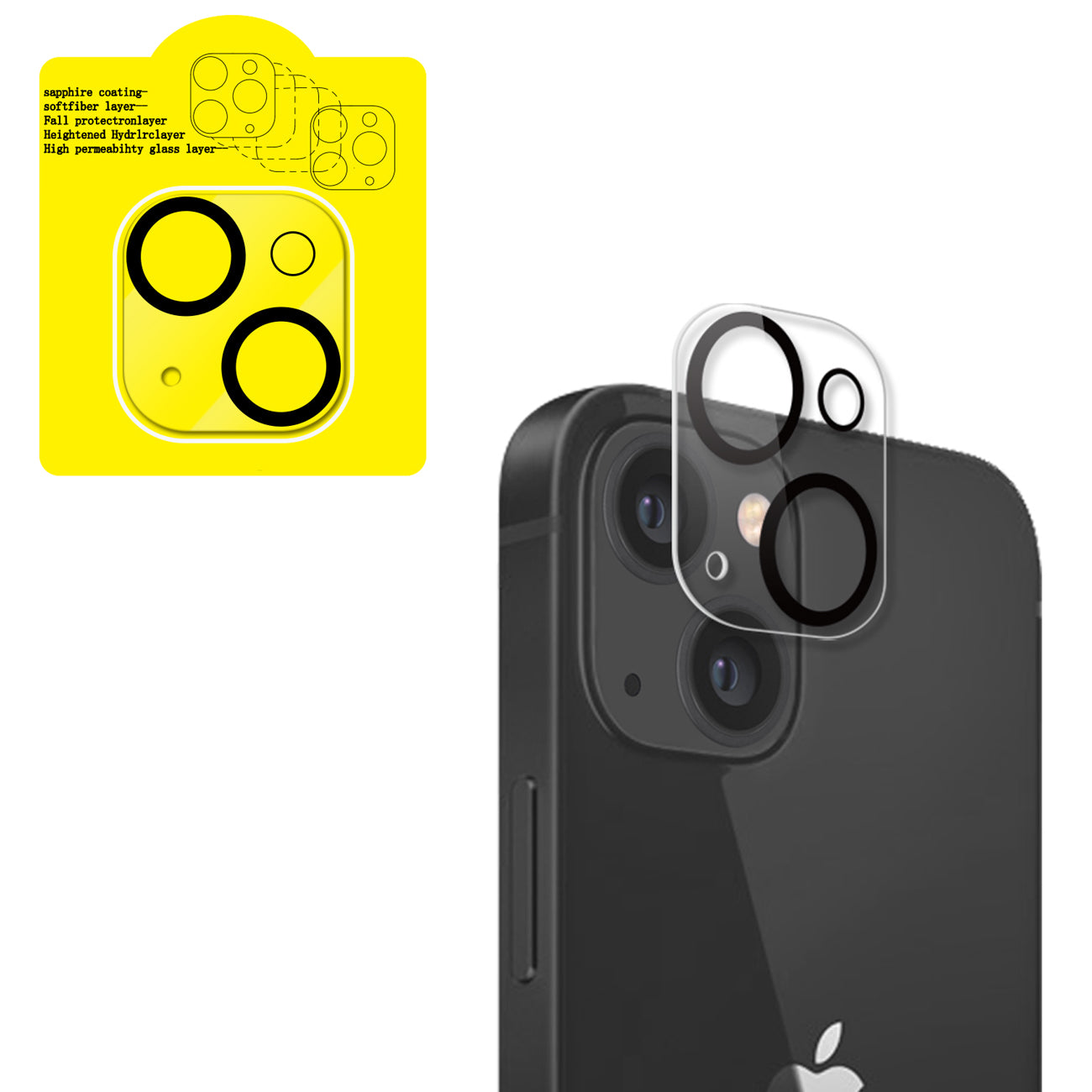 iPhone 17 Compatible Clear Camera Protector for iPhone 17 AIR - Heavy Duty Protection by