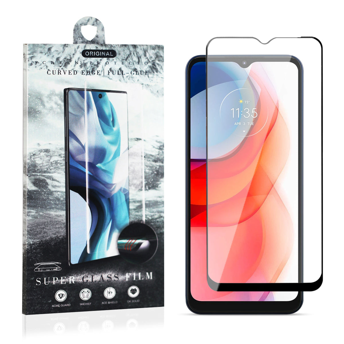 Scratch Resistant Full Coverage Screen Protector FOR MOTO G PLAY 2021 - Crystal Clear & Reliable