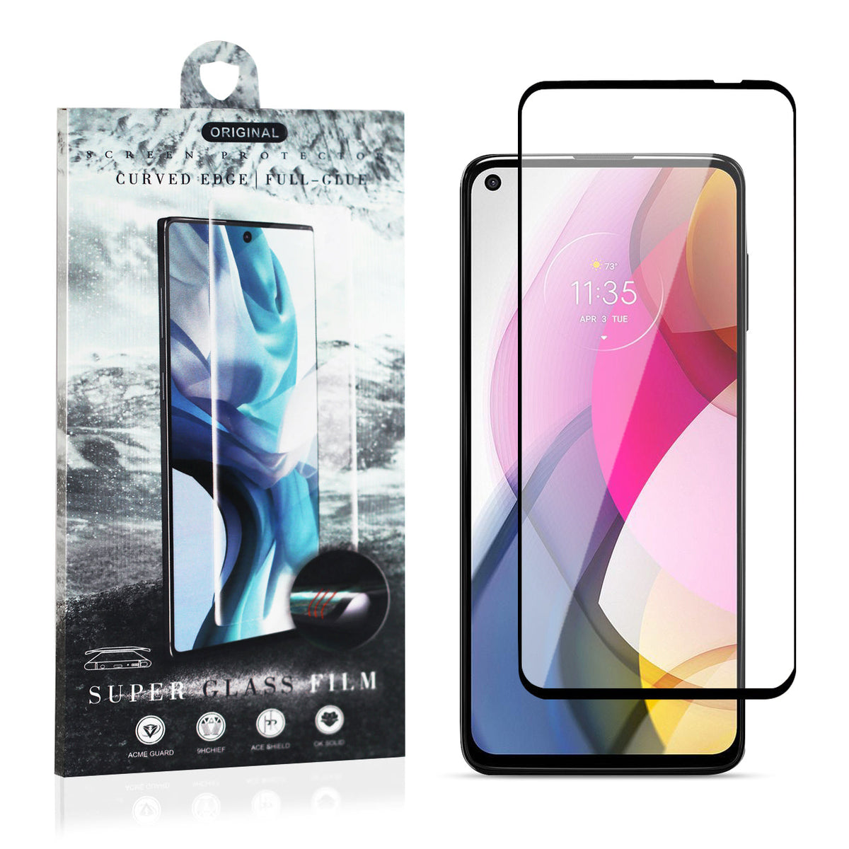 Scratch Resistant Full Coverage Screen Protector FOR MOTO G STYLUS 2021 - Ultra-Slim & Reliable