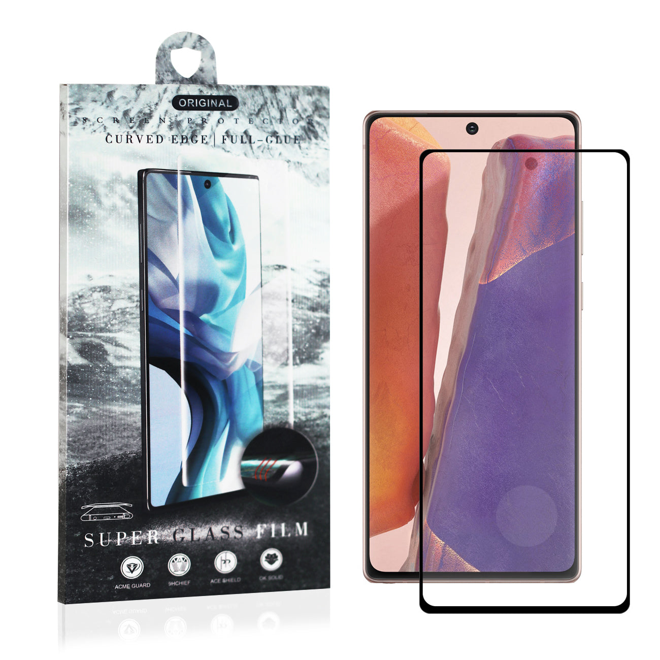SAMSUNG GALAXY NOTE 20 3D Anti-Fingerprint Super Durable Glass - Crystal Clear & Reliable