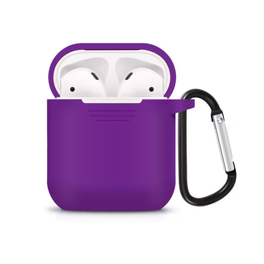Silicone Case for Airpods in Purple - Ultra-Slim & Reliable