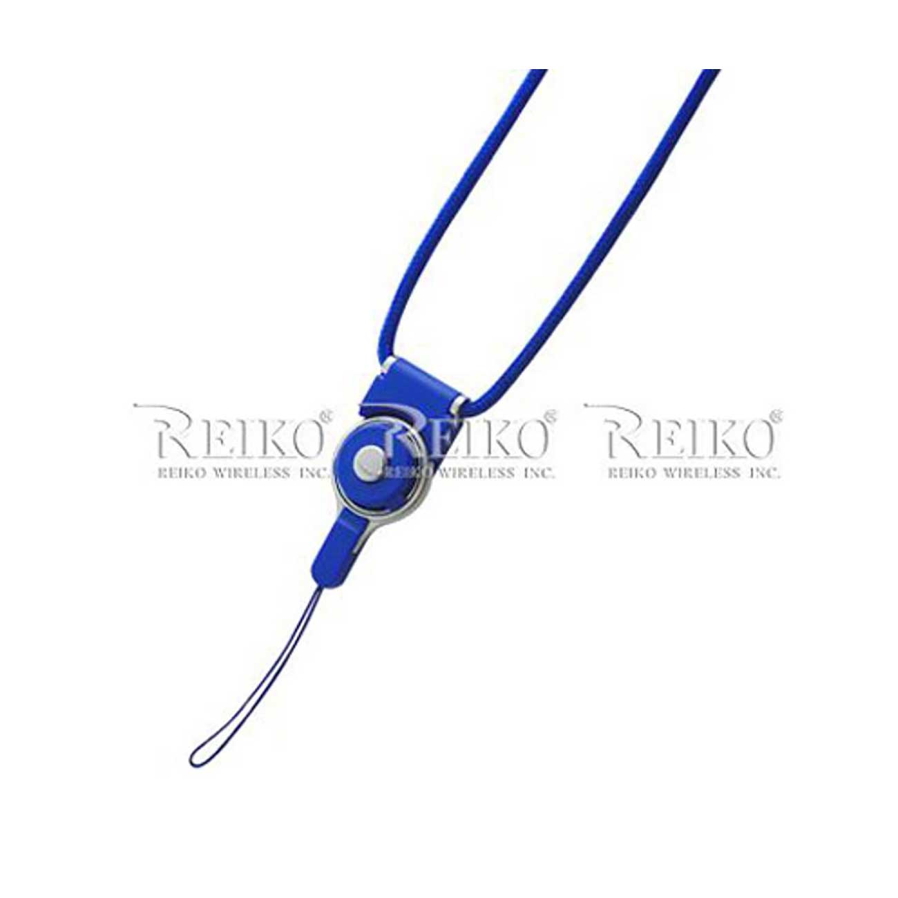 LONG LANYARD STRAP WITH CLIP IN BLUE - Ultra-Slim & Reliable