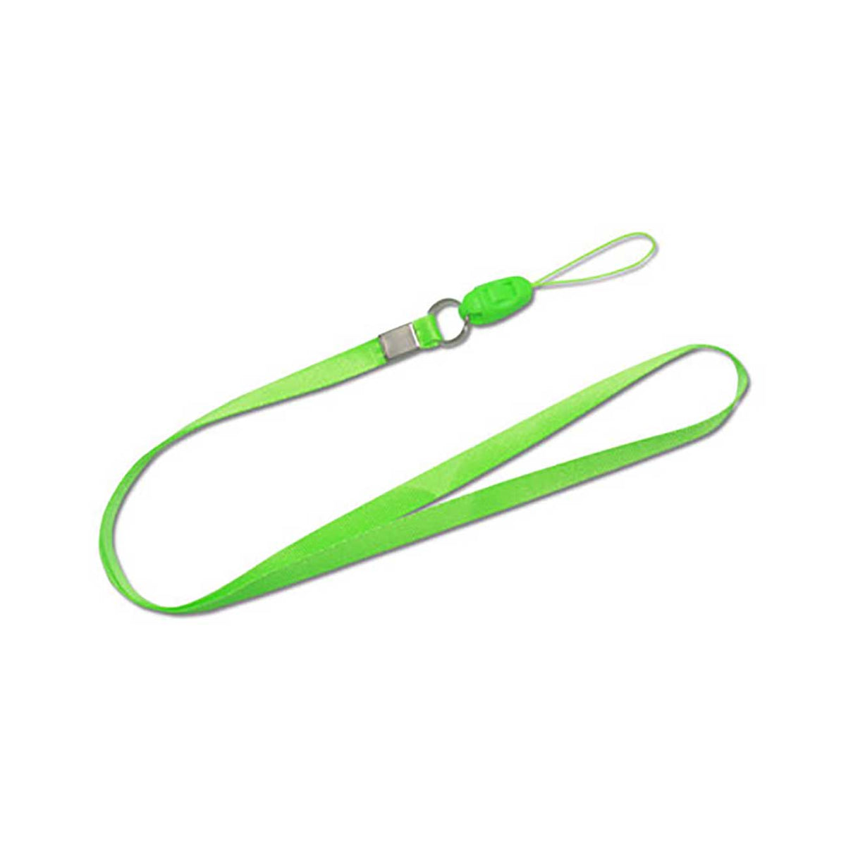 LONG LANYARD STRAP CLIP IN GREEN - Shockproof & Reliable