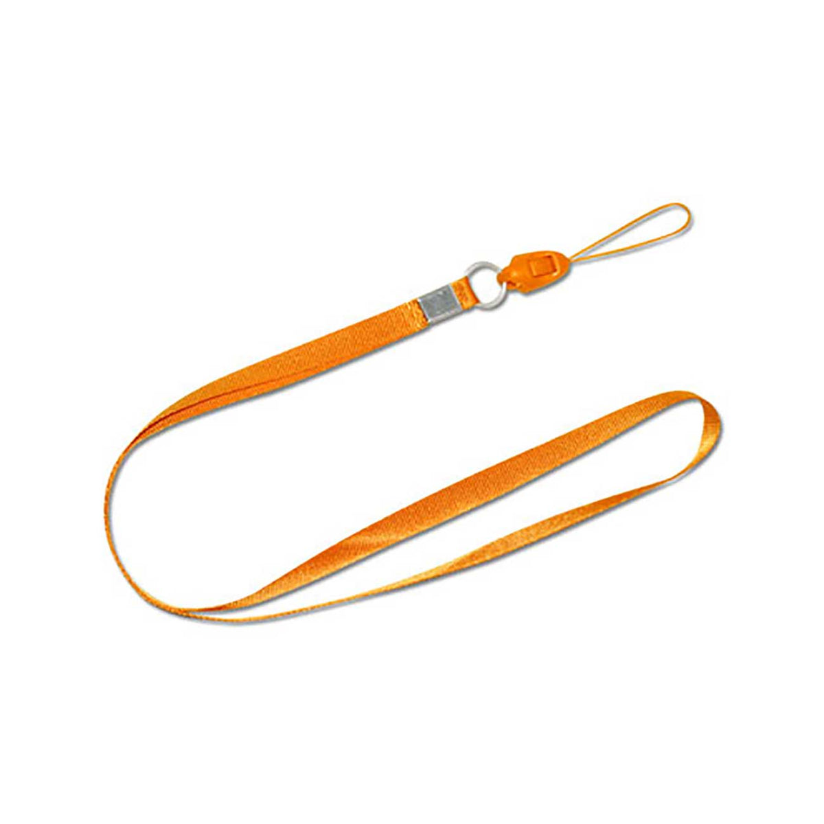 LONG LANYARD STRAP CLIP IN ORANGE - Crystal Clear & Reliable