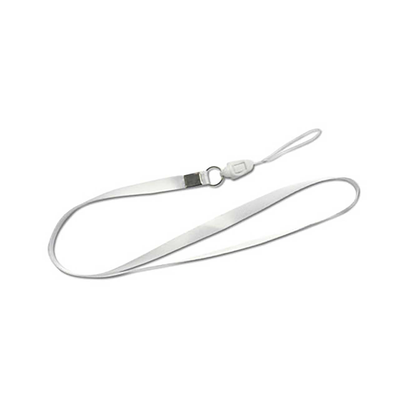 LONG LANYARD STRAP CLIP IN WHITE - Ultra-Slim & Reliable