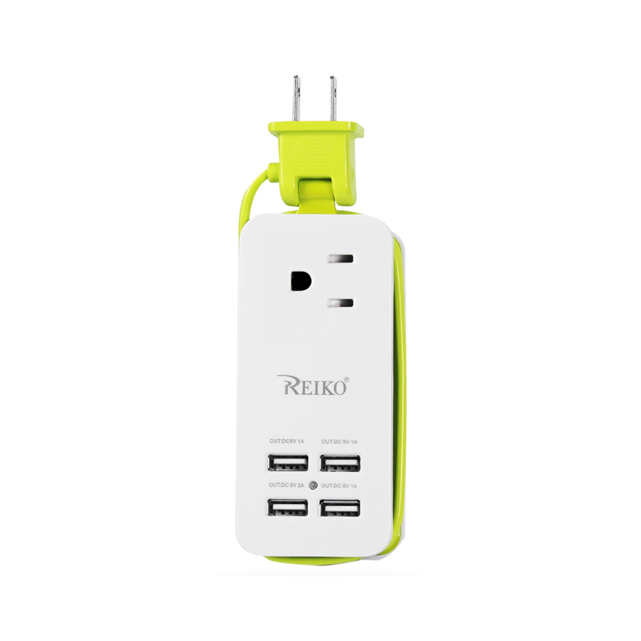 4.1 Amp 4 Usb Home Wall Charging Station In Green - Premium & Reliable